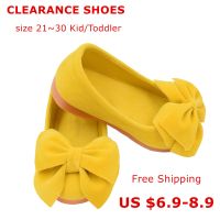 【Love ballet】 LOVIRS Girls Sweet Flats Lovely Shallow Casual Slip On Bowknot Princess Bow Baby Shoes Flat Toddler Kids Party Dress Shoes