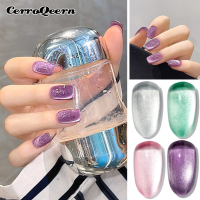 CerroQeern สีแคทอายรุ่นใหม่ล่าสุด 2023 ต้องอบ UV/LED สีทาเล็บ สีทาเล็บเจล แคทอาย สีแม่เหล็กเจล Cat Eye Gel P-olish?COD