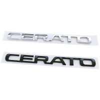 สติกเกอร์ติดด้านหลังรถยนต์สำหรับ KIA CERATO ป้ายด้านข้างเชื่อมต่อโลโก้ตัวนูนติดฝากระโปรงท้ายตัวอักษรสำหรับ KIA CERATO
