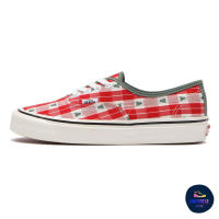 [ของแท้ ส่งฟรี จากไทย] VANS AUTHENTIC 44 DX - ANAHEIM FACTORY OG PLAID RED/WHITE