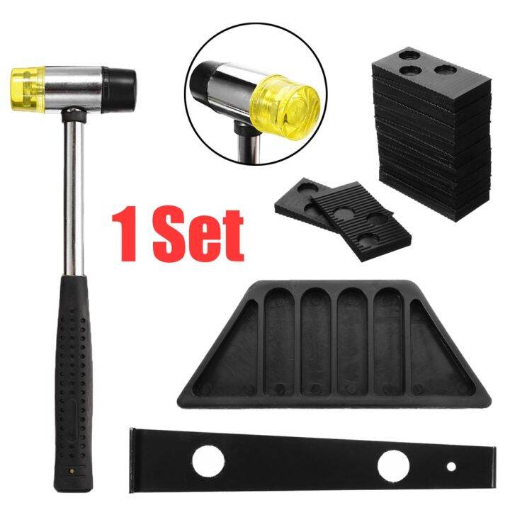 USEFUL TOOL DIY Wooden Pull Bar With Mallet Spacers Hand Tool Set