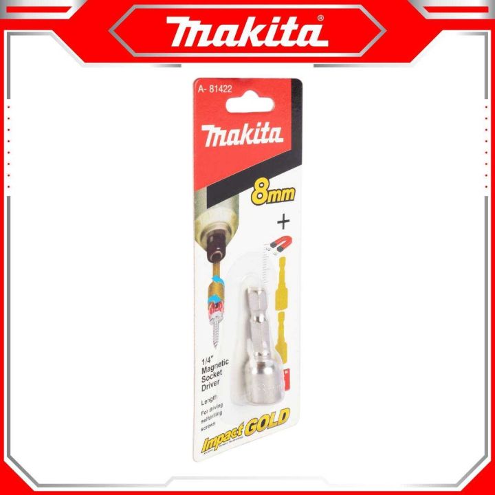 makita-บล็อกยิงหลังคา-หัวบล็อกแม่เหล็ก-ขนาด-8-มิล-ใช้สำหรับ-ยึดจับสกรูหัวบล็อกปลายสว่าน-คุ้มมาก