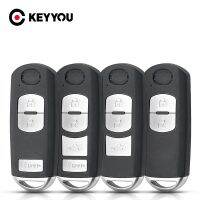 KEYYOU 10pcs smart key blade emergency key insert car Key Fob For Mazda 3 6 CX-5 CX-7 CX-9 MX-5 CX MX RX 2006-2013 Replacement