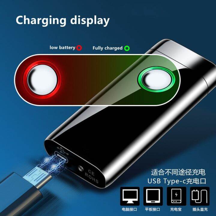 zzooi-new-large-capacity-battery-windproof-lighter-dual-arc-plasma-flameless-lighter-led-display-type-c-charging-port-mens-gift