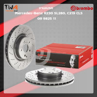 Brembo จานเบรคหน้า UV coated Mercedes-Benz R230 SL280, C219 CLS 09 9825 11