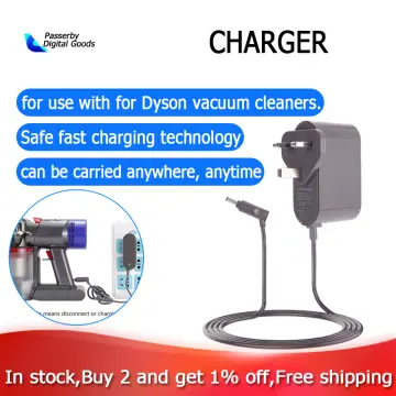 Battery Charger Power Cable Plug for Dyson V6 V7 V8 Vacuum Cleaner UK STOCK