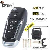 【sought-after】 islwpi KEYECU 433เมกะเฮิร์ตซ์ชิป ID40 93176615อัพเกรดพลิก2ปุ่ม Key Fob สำหรับ Opel G Zafira B HU43/ YM28/ HU46/ HU100