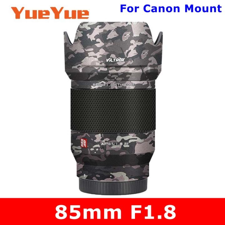 ที่หุ้มผิวฟิล์มป้องกันสำหรับ-viltrox-af-85มม-f1-8-สำหรับ-canon-mount-ป้องกันการขีดข่วนเคลือบสติกเกอร์กล้อง
