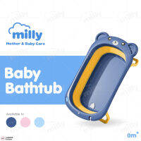 Milly อ่างอาบน้ำเด็ก สามารถพับได้ อ่างอาบน้ำทารก อ่างอาบน้ำอเนกประสงค์พับได้ Baby Bathtub