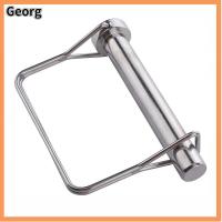 GEORG 1Pc เหล็กคาร์บอนสตีล หมุดล็อคเพลา 1/2 "x 3-1/2" 12X90มม. สายล็อคพิน ทนทานสำหรับงานหนัก สี่เหลี่ยมสี่เหลี่ยม หมุดหัวเข็มขัดแบบสปริง รถพ่วงฟาร์ม