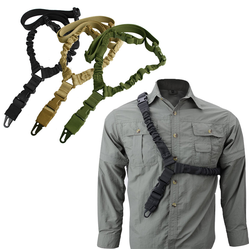 Military Airsoft Heavy Duty Rifle Sling Tactical Adjustable Carrying Sling Strap 