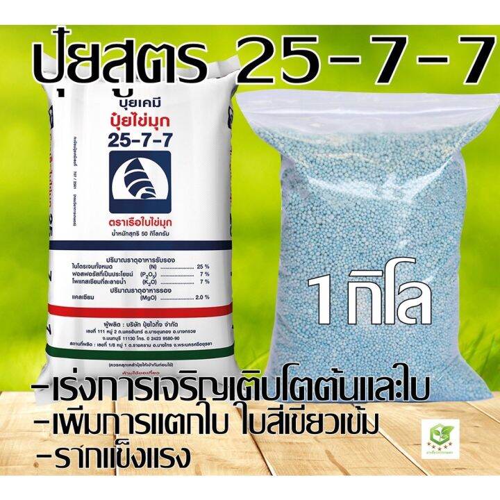 ปุ๋ย-25-7-7-บรรจุถุง-น้ำหนัก-7-กก-สำหรับ-เร่งต้น-เร่งใบ-เร่งการเจริญเติบโต-บ