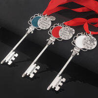 2021 Santa S Magic Key Hang พวงกุญแจคลาสสิกสีแดงเชือกคริสต์มาสตกแต่ง Luckly เครื่องประดับคริสต์มาสของขวัญเครื่องประดับ