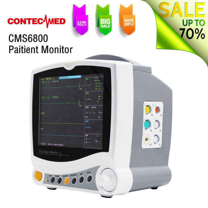 CONTECMED CMS6800 ICU Patient Monitor 6 Parameters Vital Signs Cardiac ...