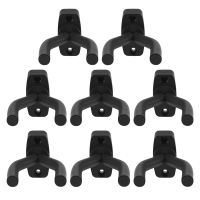 8 x Guitar Hanger Hook Holder Wall Mount Display Acoustic Guitar Stand Ukulele Bass Mandolin Banjo Wall Mounts Hangers Black