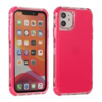 Shockproof Dual Layer Solid Candy Color Case for iPhone 13 11 12 14 Pro 12 13 Mini iPhone 7 8 Plus XR XS Max X Phone Shell Cover