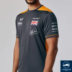 McLaren x Mitchell and Ness F1 USA Austin GP Daniel Ricciardo Football Jersey, Size: Medium, Orange