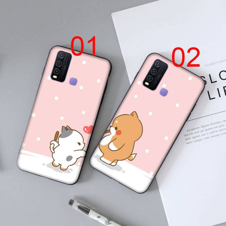 chibi-cats-อ่อนนุ่ม-ซิลิโคน-เคสโทรศัพท์-หรับ-iphone-xr-7-6s-6-11-5s-xs-5-8-se-max-plus-x-pro-black-ปก