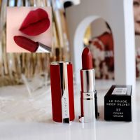 ลิปสติกสีแดงกำมะหยี่ Givenchy Le ROUGE Deep Velvet 1.5g เบอร์ 37 พร้อมกล่อง