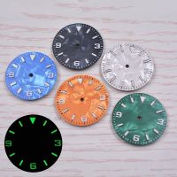 29Mm Dial Green Luminous Case Dial Black White Yellow Green Blue Fits NH35A NH35A NH36 NH36A Movement