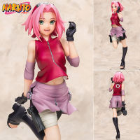 Figure ฟิกเกอร์ จากการ์ตูนเรื่อง Naruto Gals Shippuden นารูโตะ ชิปปุเดง นินจาจอมคาถา โอ้โฮเฮะ ตำนานวายุสลาตัน Uchiha Sakura Haruno ฮารุโนะ ซากุระ Ver Anime อนิเมะ การ์ตูน มังงะ คอลเลกชัน ของขวัญ New Collection Doll ตุ๊กตา manga Model โมเดล