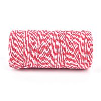 100m/Roll (Red White) Cotton Bakers Twine String Cord Cotton Rope Cotton Cord Bottle Gift Box Decor Craft 【hot】lkr131