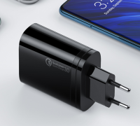 KUULAA หัวชาร์จ อแดปเตอร์ ชาร์จเร็ว 36W USB Charger Quick Charge 4.0 PD 3.0 Fast Charger US EU Plug Adapter Supercharger For iPhone13 12 11 X XR XS 8 Xiaomi Mi 9