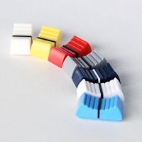 10Pcs Color Fader Knob Cap Potentiometer Push-Pull Cap Mixer Equalizer Disc Player Straight Slide Electrical Equipment Supplies