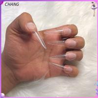 CHANG เจลยูวีครึ่งสไตล์ DIY ฝรั่งเศส Stiletto เล็บปลอมเคล็ดลับเล็บปลอมทำเล็บเครื่องมือความงาม