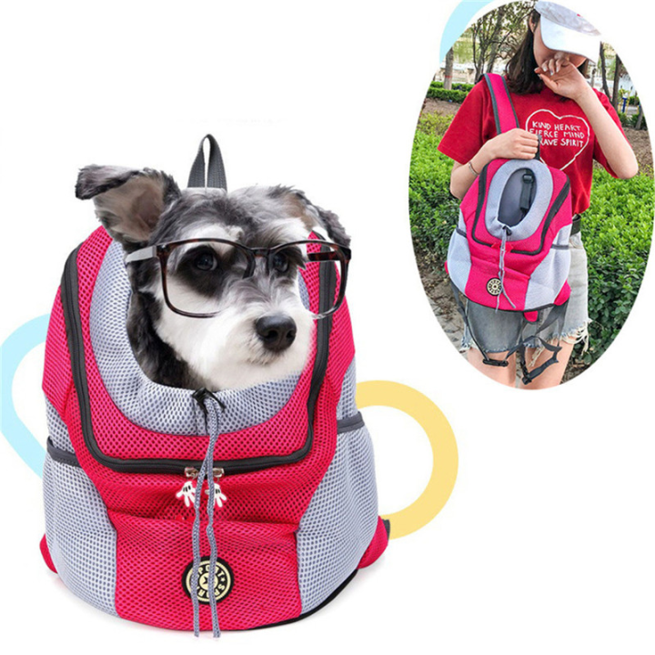 pet-carrier-backpack-portable-cat-dog-double-shoulder-front-travel-bag-mesh-walking-carrying-backpack-for-bulldog-teddy-puppy