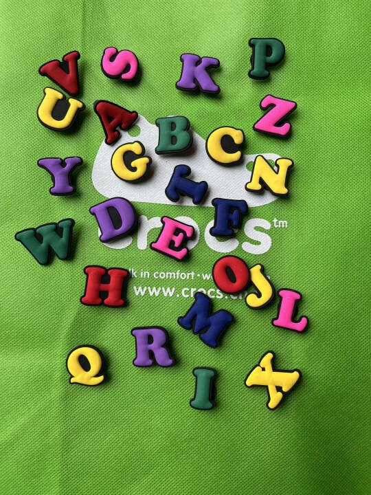 New Crocs Jibbitz Numbers 09 Letters AZ Lazada PH