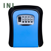 INI Key Storage Lock Box Safe Security Storage Combination Wall Mount Lock Box For Outside Garage