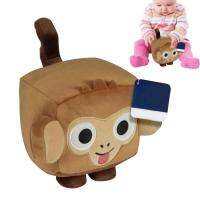 Cube Monkey Plush Toy for Game Fans Big Game Cube Monkey Plushies Pet Simulator Balloon Cartoon Animal Stuffed Doll for Boys excellently