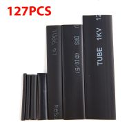 【cw】 127pcs Shrink Tube Wires Shrinking Wrap Tubing Wire Cover Protection Cable Electric Shrinkable ！