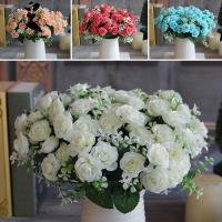 ☑ 【COD】shimei 1 Bouquet 15 Heads Artificial Rose Flower Home Room Decoration Xmas Party Decor