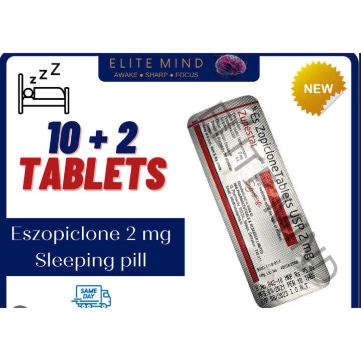 ZUNES TAR 2MG SLEEPING PILLS♟ Lazada PH