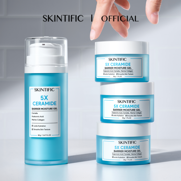 skintific-5x-เซราไมด์-บาเรียร์-กู้มอยเจอร์ไรเซอร์-เจล-มอยเจอร์ไรเซอร์-30g-80g-บำรุงผิวหน้าให้ชุ่มชื้น-ดูแลผิวเกราะป้องกันผิว-ทำให้ผิวรู้สึกเรียบเนียนและสะอาด