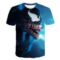 2023 NEW Cartoon Venom Graphic T-shirt Boys And Girls 3d Printing Casual Round Neck Short-sleeved Kid T-shirt Streetwear Summer Tops Tees fashion