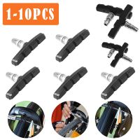 1-10PCS Bike Brake Blocks Rubber Cycling Part Tools MTB Mountain Road Bicycle Lightweight V-brake Shoes Pads Bicycle Accessories Other Bike parts