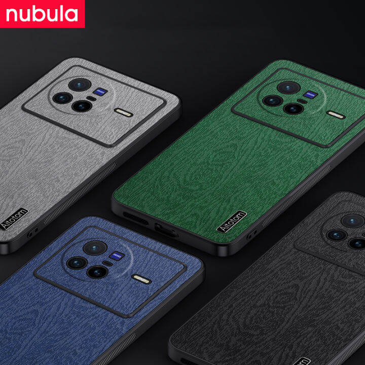 nubula-เคสสำหรับ-vivo-x80-vivo-x80-pro-เคสผิวเปลือกไม้ให้ความรู้สึกเหมือนหนัง-hp-vivo-x80-pro-เคสกันกระแทกโทรศัพท์มือถือที่ยึดโทรศัพท์ในรถฟรีฝาหลังสำหรับ-vivo-x80-pro