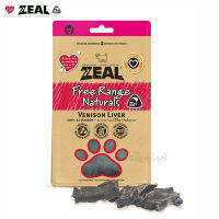 Zeal Venison Livers (กวาง) ตับกวางนิวซีแลนด์ ช่วยบำรุงเลือด ขนมสุนัขให้เป็นรางวัล (125g)