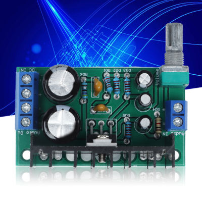 1 Channel Amplification Module TDA2050 Power Amplifier Board 4-16Ω Output with Potentiometer for Audio Equipment