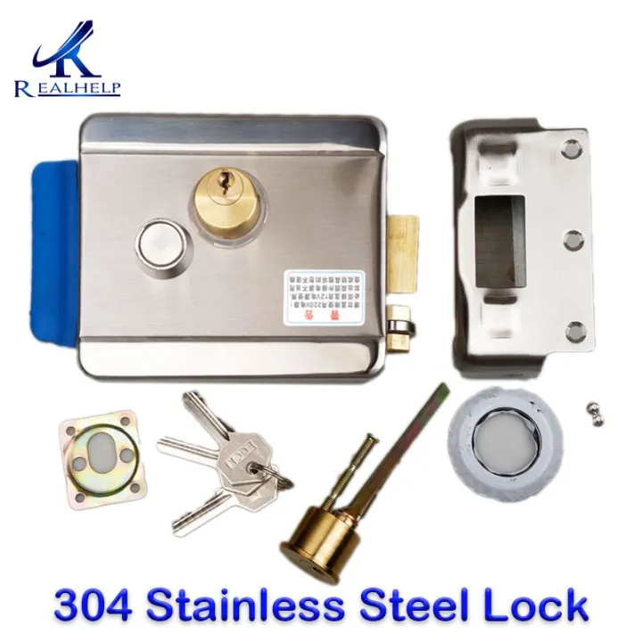 High Quality Stainless Steel Electric Lock Electric Door Lock DC12V Fechadura Eletronica Gate