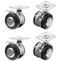 4 PCS Casters Universal Wheel Swivel Caster Wheels Office Chair Swivel Casters Stable