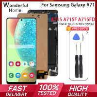 OLED จอ + ทัช  For Samsung Galaxy A71/A715/A715F/A715FD ทัชสกรีน อะไหล่มือถือ Touch Digitizer With frame/No frame （แถมไขคว）