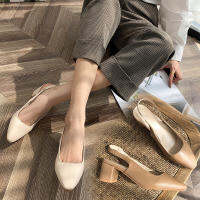 WLJL033【888 Shoes Ready Stock】รองเท้าส้นเตี้ยสตรีสไตล์เจนีวา