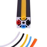 2meter 6mm flat seal for 2020 aluminum profile  soft Slot Cover / Panel Holder black/orange/blue For CNC CR-10 machine DIY parts Hand Tool Parts Acces