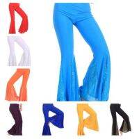 【cw】 Wholesale belly dance clothes mesh trousers girls split women