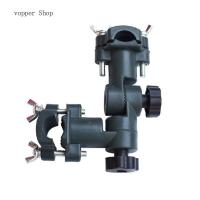 VOPPER อุปกรณ์ตกปลามัลติฟังก์ชั่น,ที่วางเก้าอี้ตกปลาขั้วต่อแบบหมุนปรับได้ที่วางเบ็ดตกปลาสีเทาที่วางร่มตกปลาที่ยึดเบ็ดตกปลาเก้าอี้ตกปลา