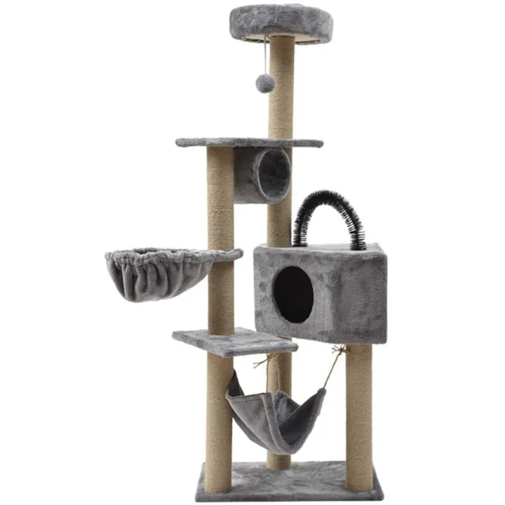 cjw160CM Cat Entertainment Center Pet Furniture Cat Tree 3 Layers ...